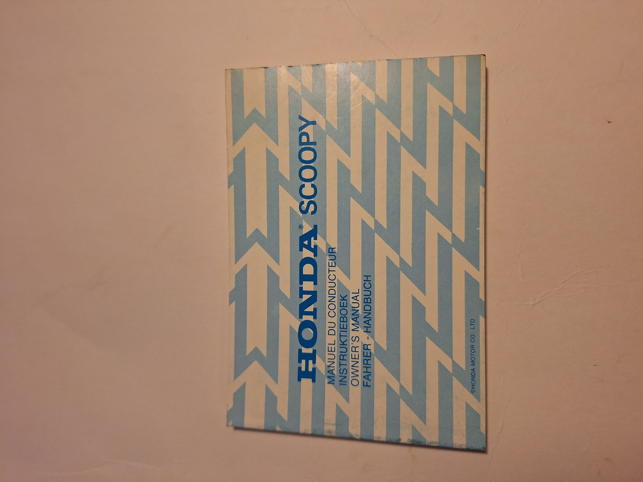 Picture of Fahrerhandbuch  Honda  Soopy